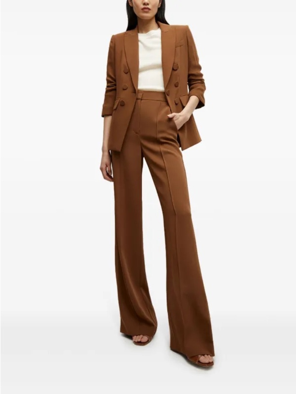 NWT Veronica Beard Edina Deep Ochre Trousers | Size 2